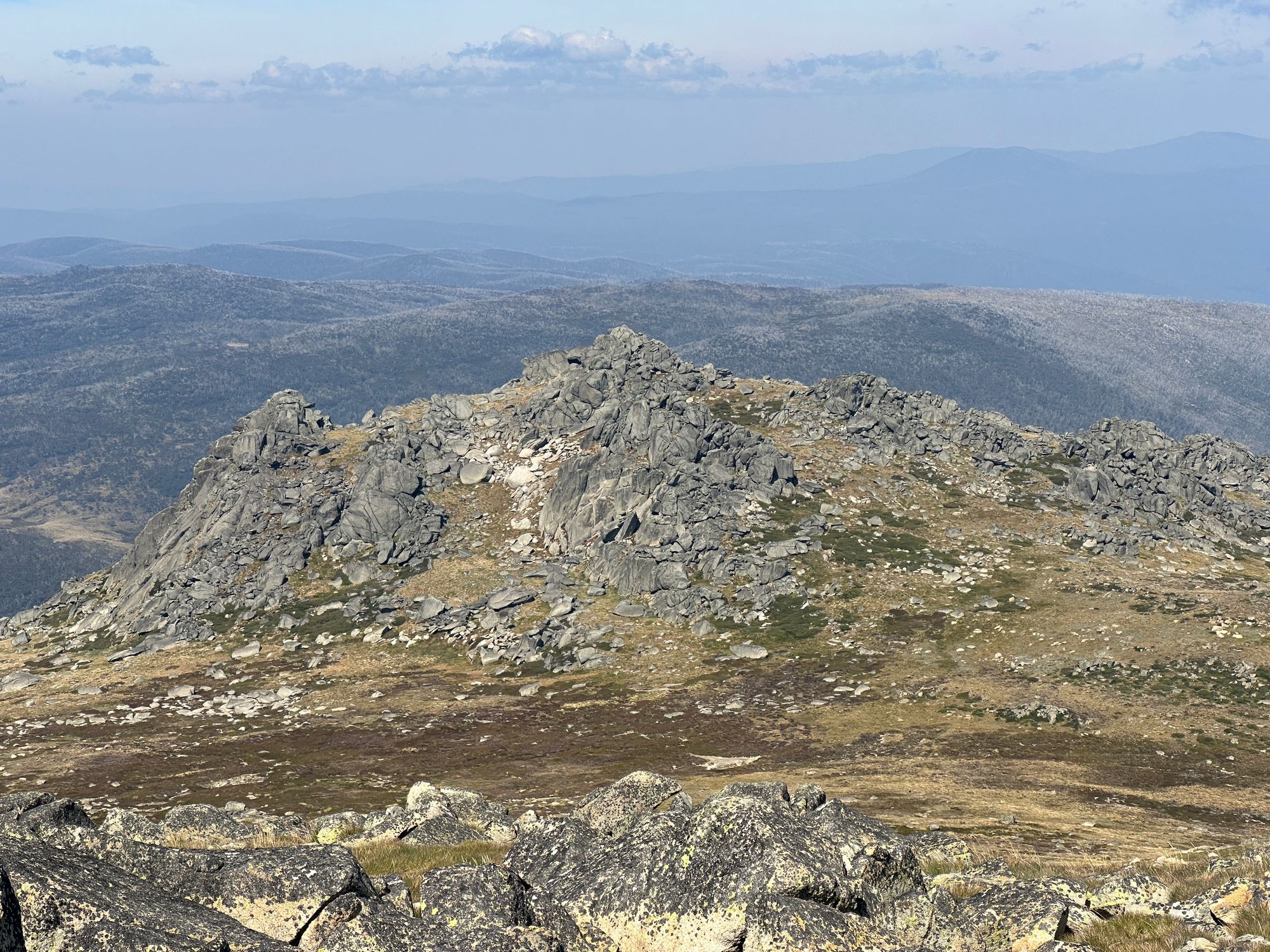 A walk along Rams Head Range
