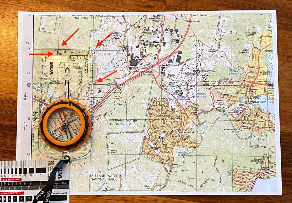 Printing A4 NSW topographic maps